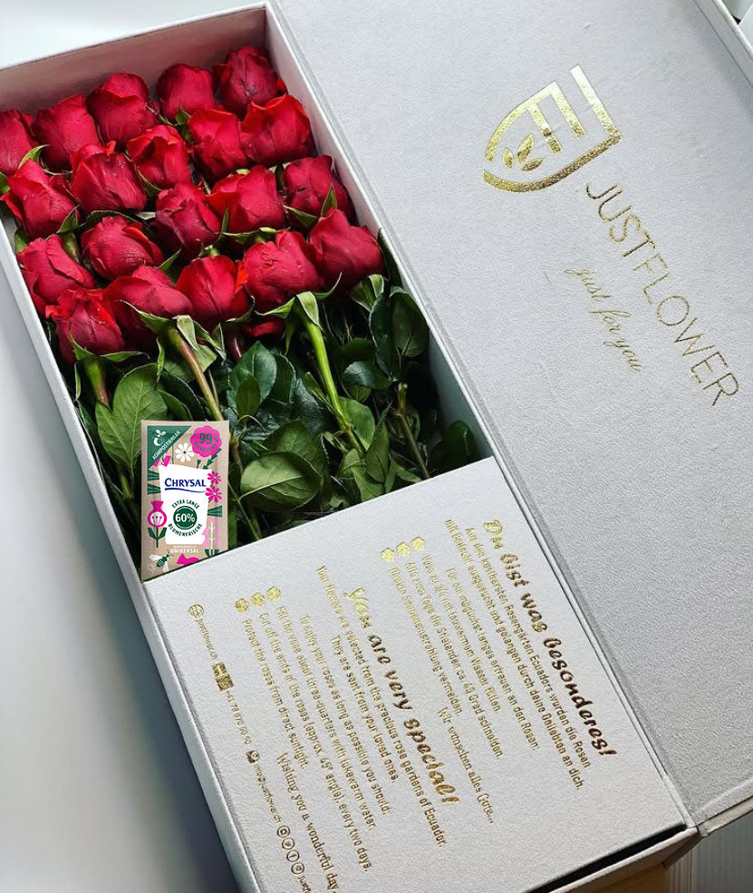 Chrysal Blumennahrung für frische Rosen – Zubehör für langanhaltende Blumen