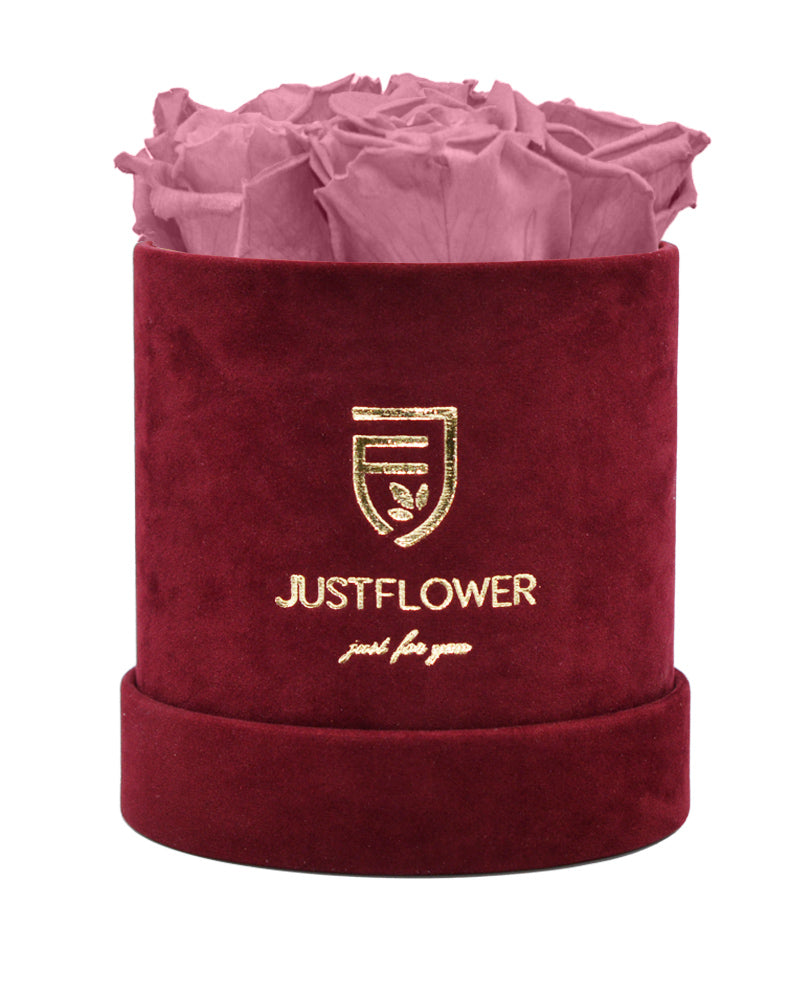Rosenbox mit konservierten Infinity Rosen für stilvolle Dekoration. Bestellen Sie Ihre ewigen Rosenbox bei JustFlower.ch und verschönern Sie Ihr Zuhause.